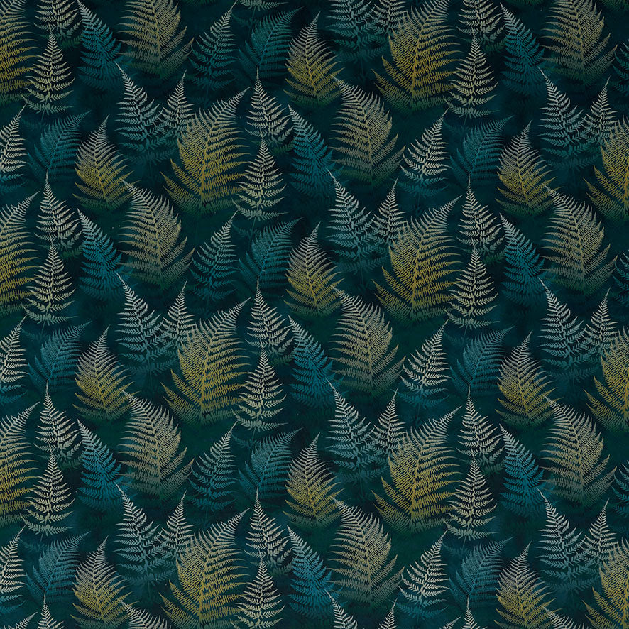 Woodland Fern Ink Blue