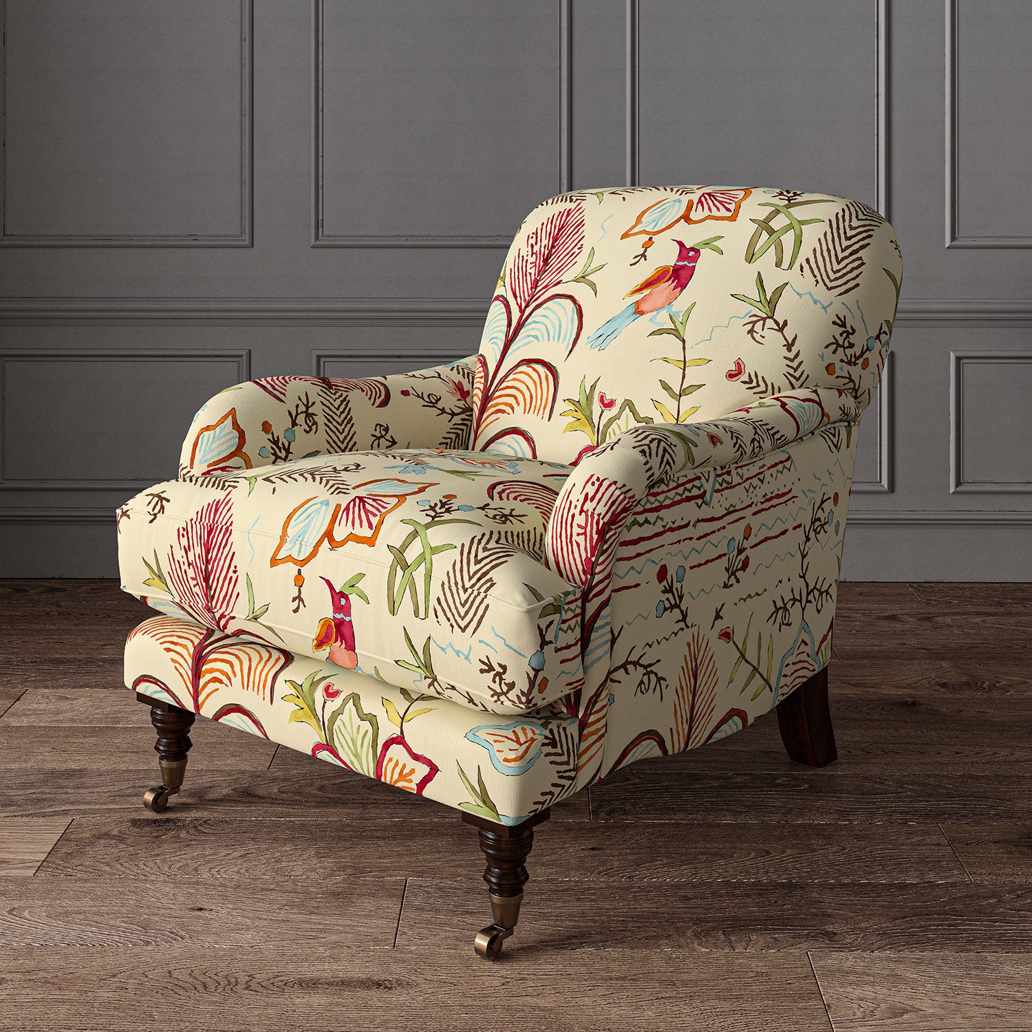 LF2523C Songbird Linen 1 Crimson