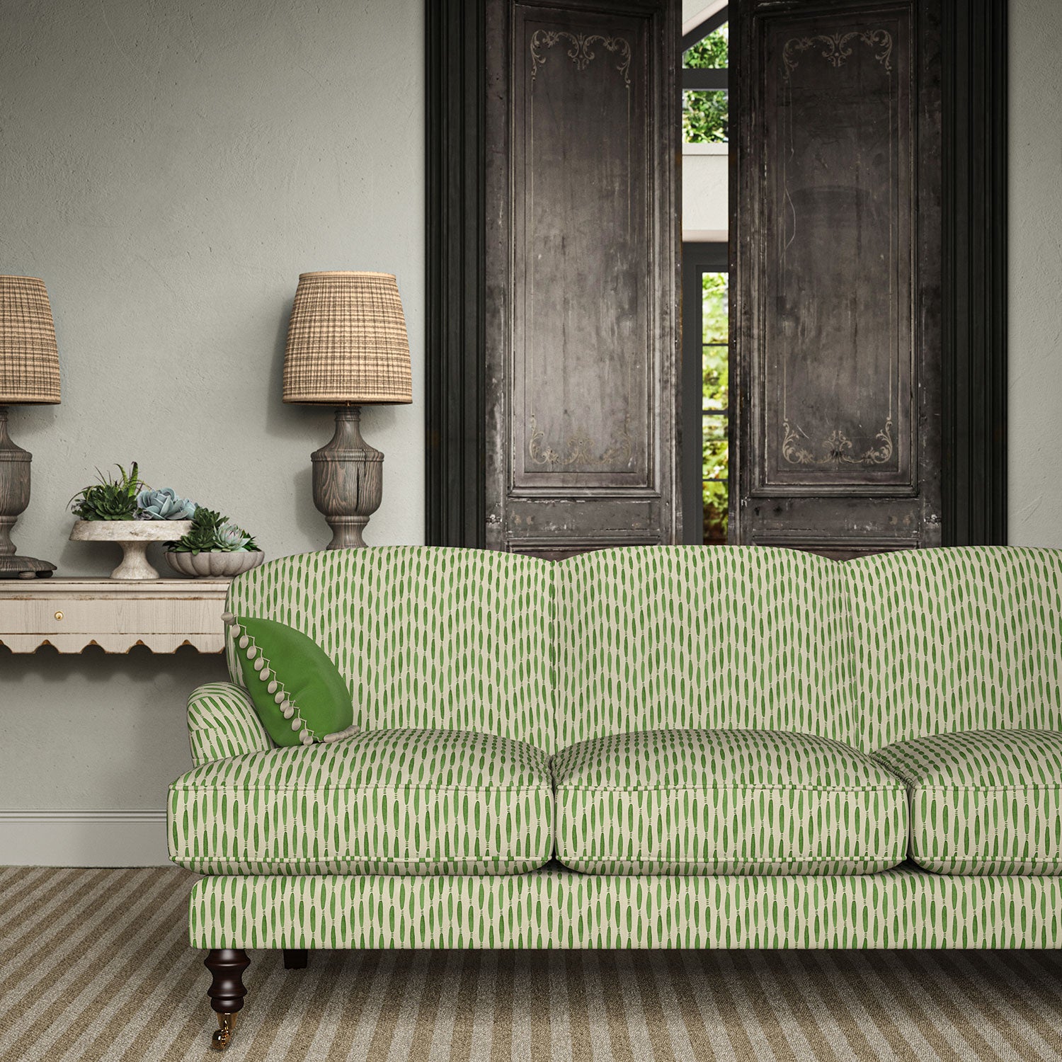 LF2433C Smocked 8 Cucumber
