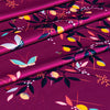 Butterflies and Trellis Velvet Purple