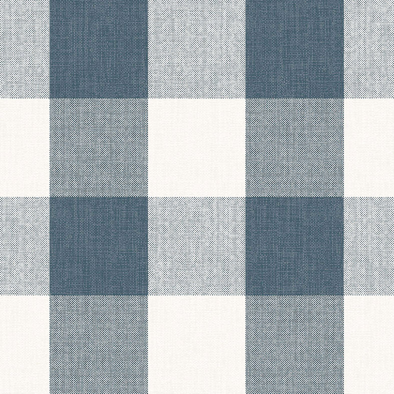 Gingham Blue 9cm