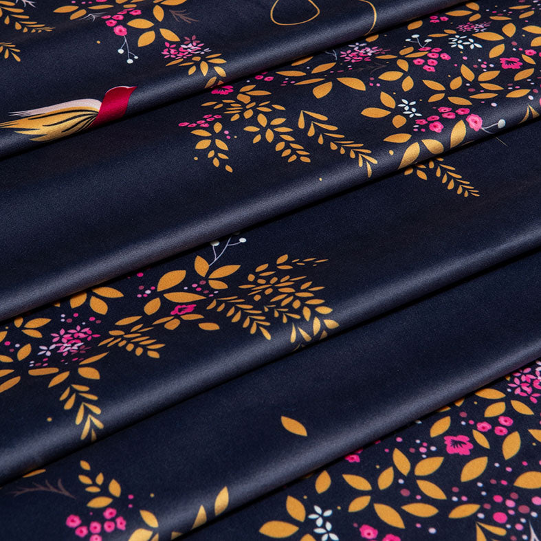 Hummingbird Velvet Deep Navy