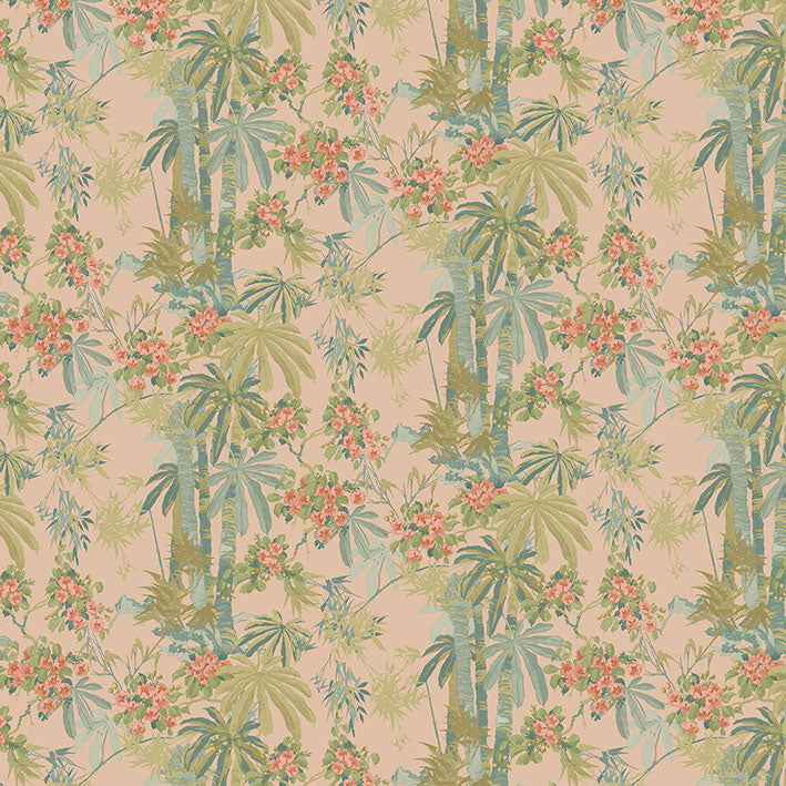 LW077 Bamboo Garden 1 Dusty Pink