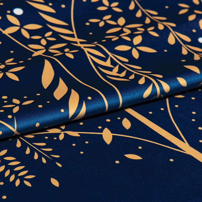 Willow Tree Velvet Navy