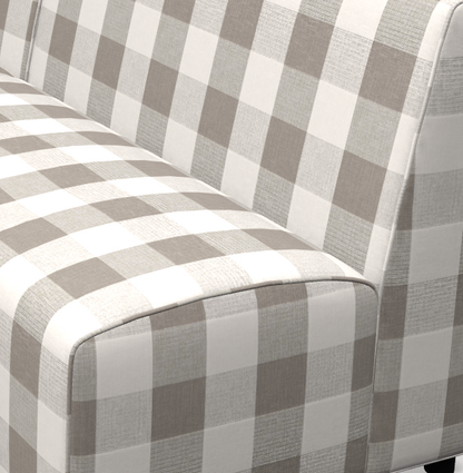 Gingham Pewter 9cm
