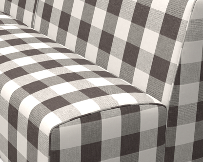 Gingham Sepia 9cm