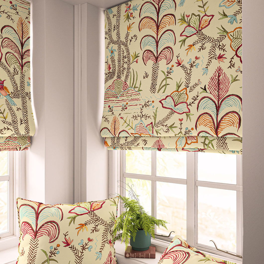 LF2523C Songbird Linen 1 Crimson