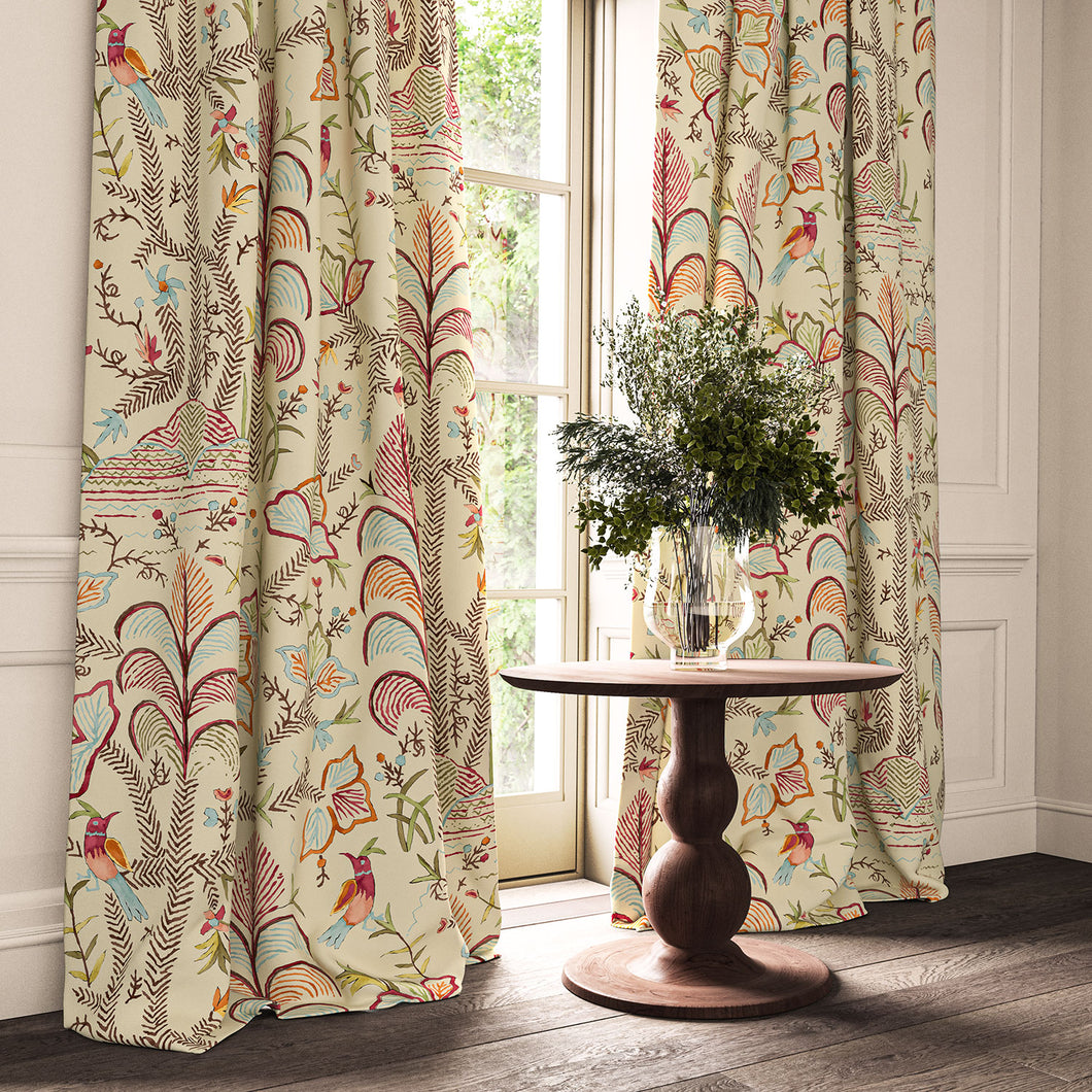LF2523C Songbird Linen 1 Crimson