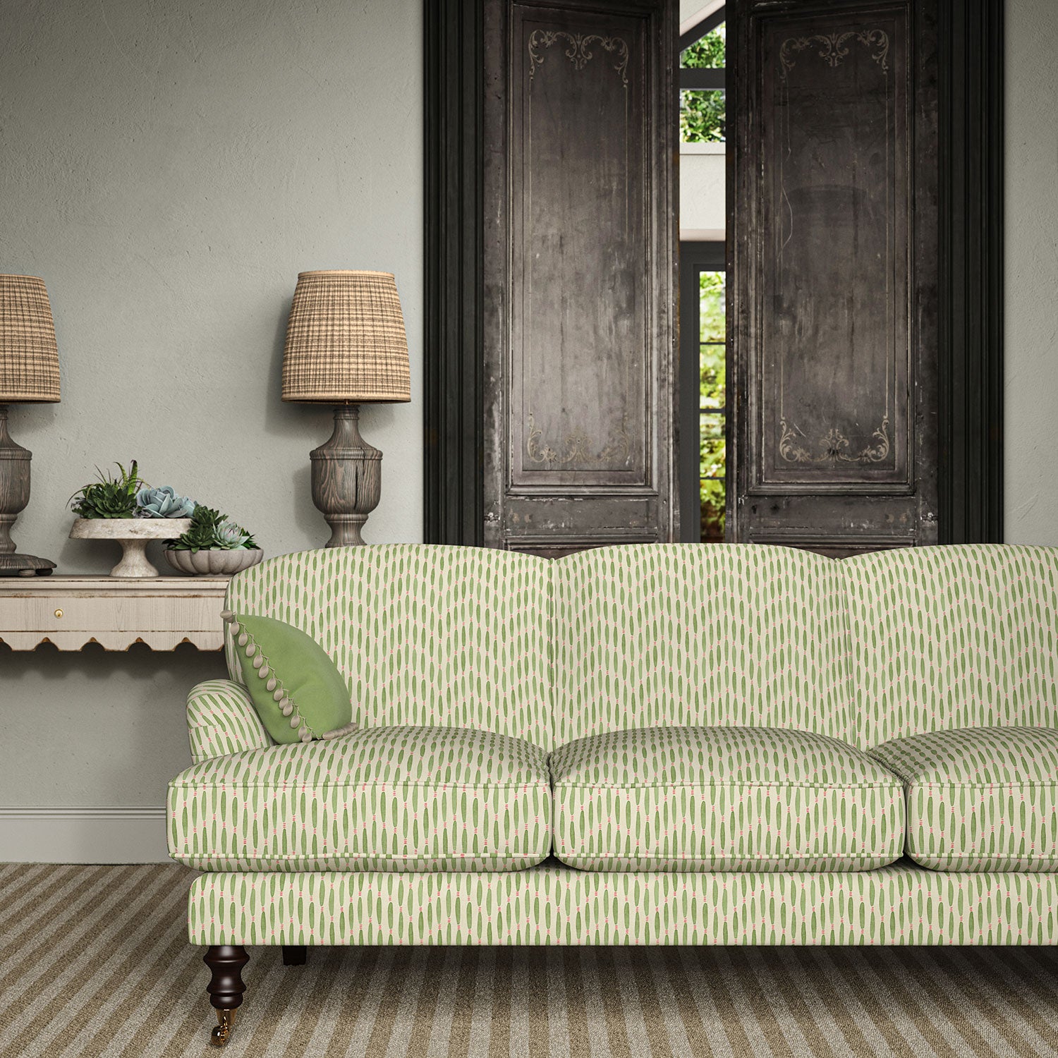 LF2433C Smocked 7 Cactus