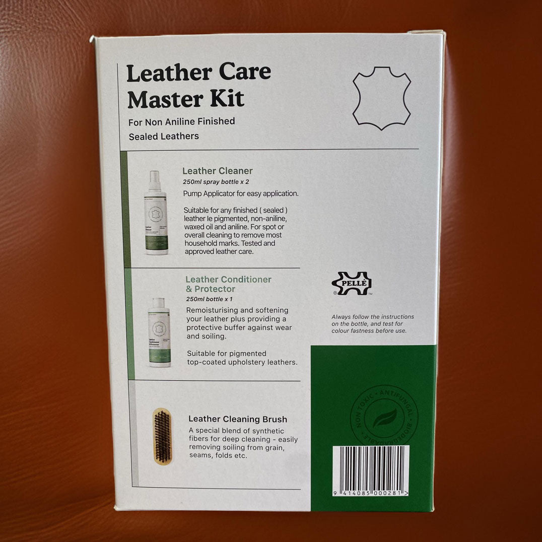 Pellé Master Leather Care Kit - Semi Aniline/Finished