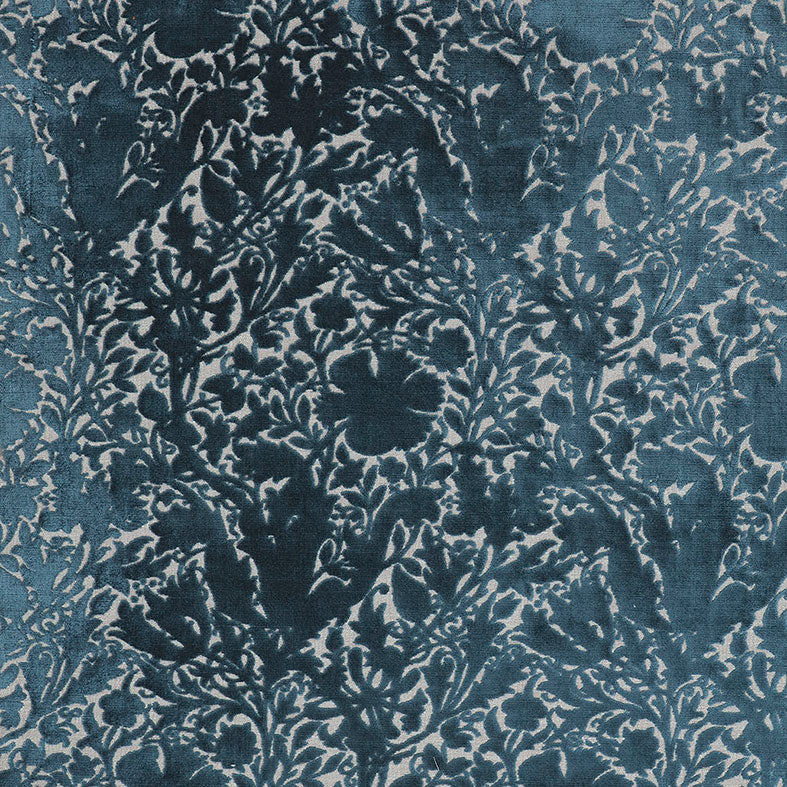 Compton Silhouette Velvet Indigo