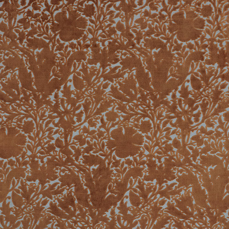 Compton Silhouette Velvet Terracotta