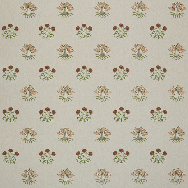 Lily Flower Embroidery Madder