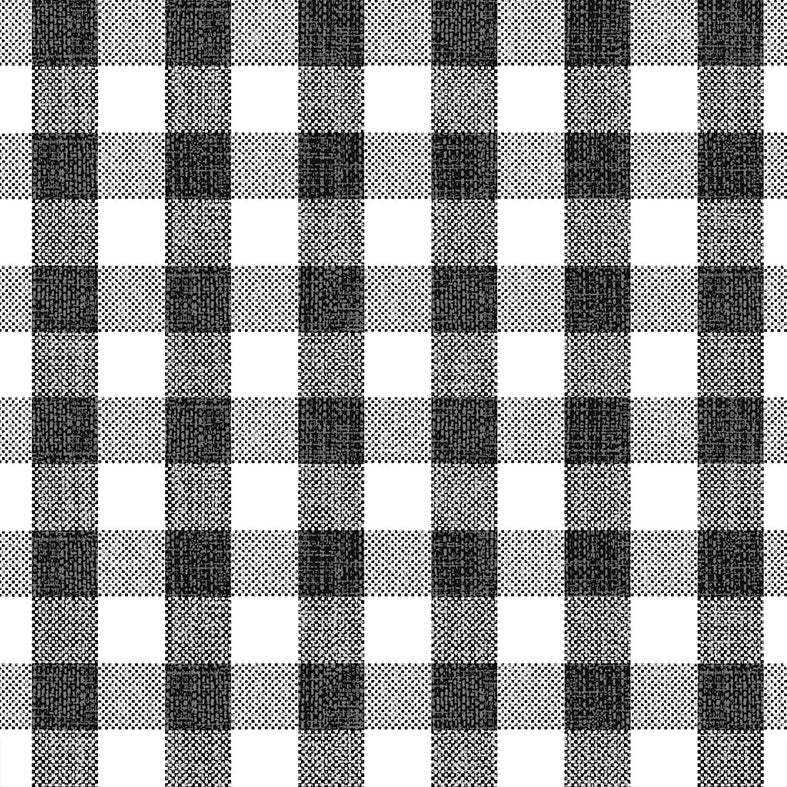 Gingham Flint 2cm