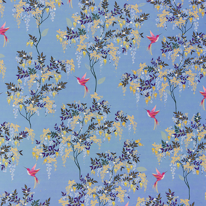 Hummingbird Velvet Cornflower Blue