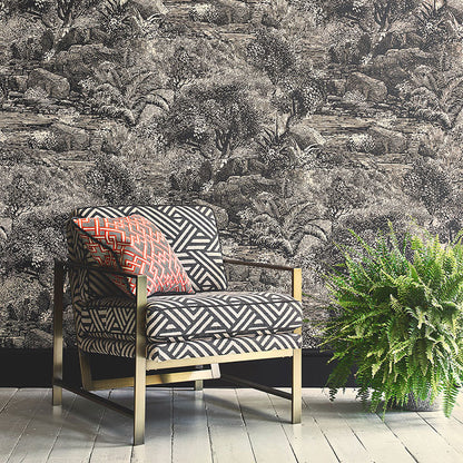 LW074 Island Paradise 3 Charcoal
