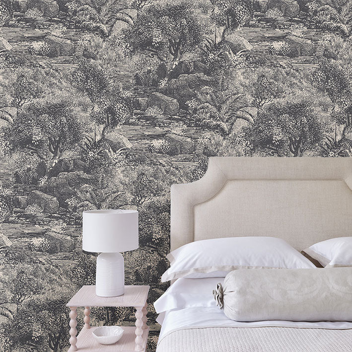 LW074 Island Paradise 3 Charcoal