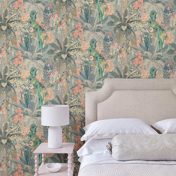 LW075 Rainforest Rabble 2 Powder Blue