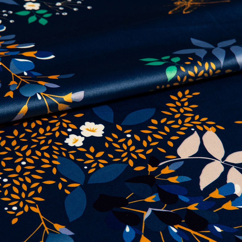 Willow Tree Velvet Navy
