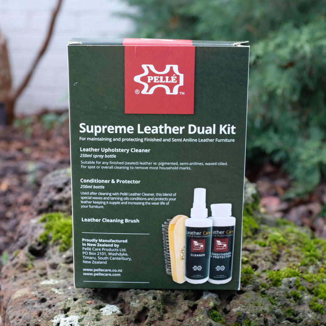 Pelle Supreme Leather Dual Kit - Semi Aniline/Finished