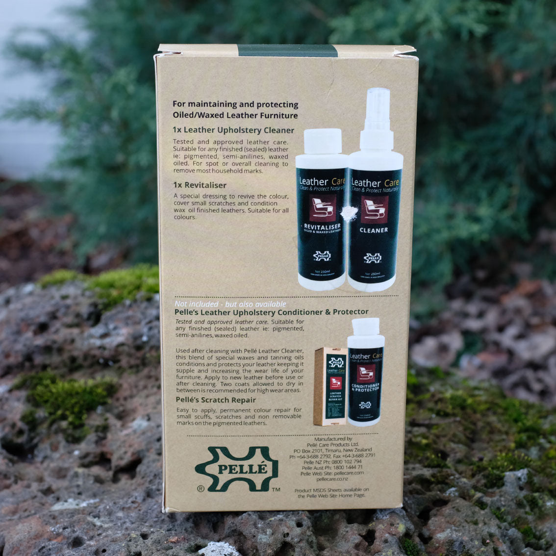 Pelle Dual Leather Care Kit - Wax/Oil