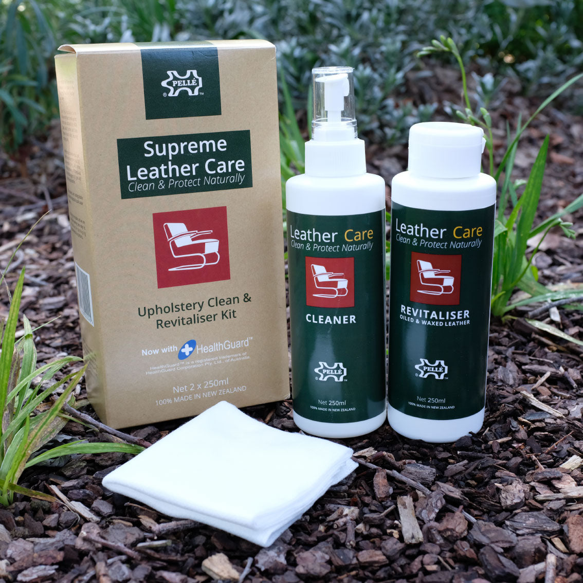 Pelle Dual Leather Care Kit - Wax/Oil